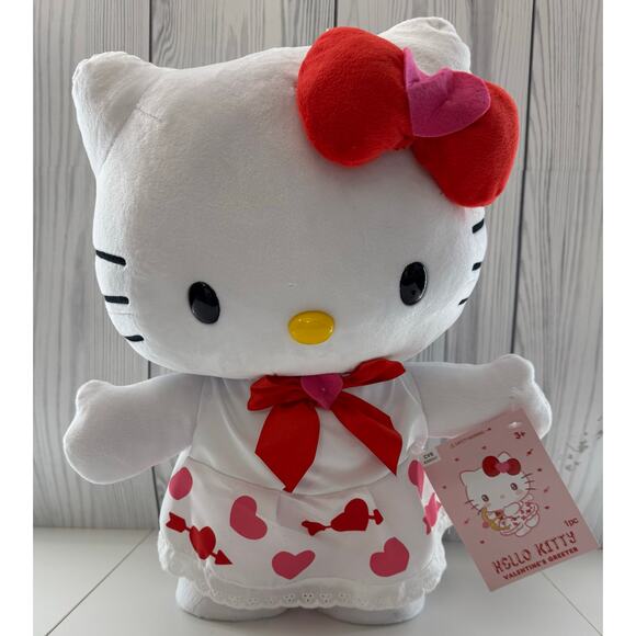Gemmy Hello Kitty Valentine Greeter Plush Valentine's Day 2025 TikTok Viral NEW - Picture 1 of 7